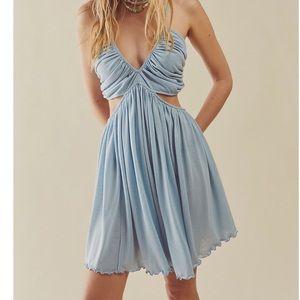 Free People PURPLE Wanderlust Mini Dress